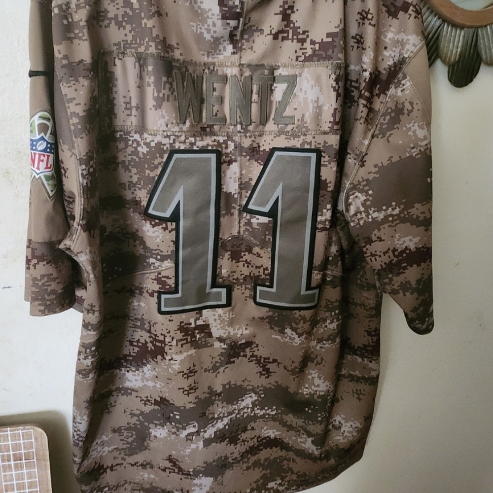 Philadelphia eagles salute to service Wentz jersey